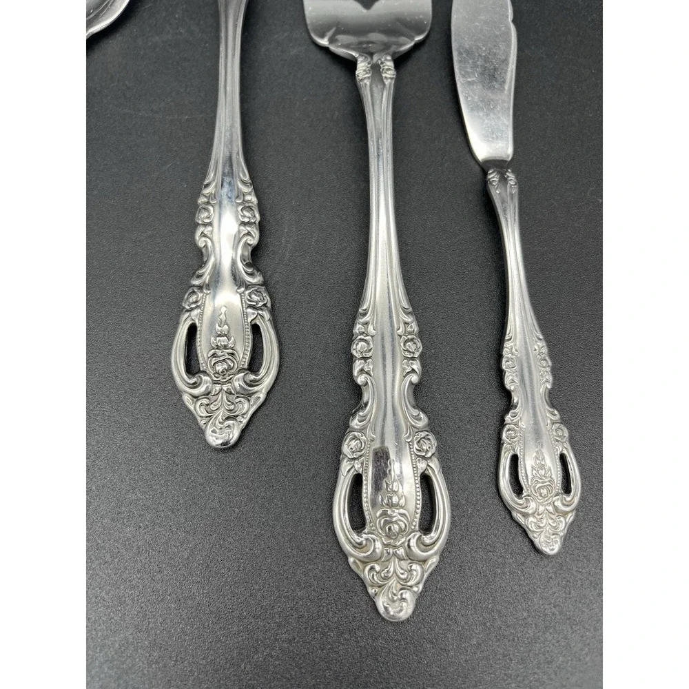 Brahms 7 Piece Hostess Set Stainless By Oneida Silver